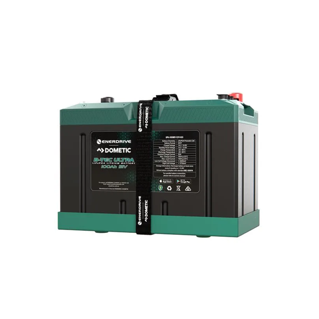 B-TEC ULTRA 100amp / 12v LiFePO4 Battery Gen3 IP67