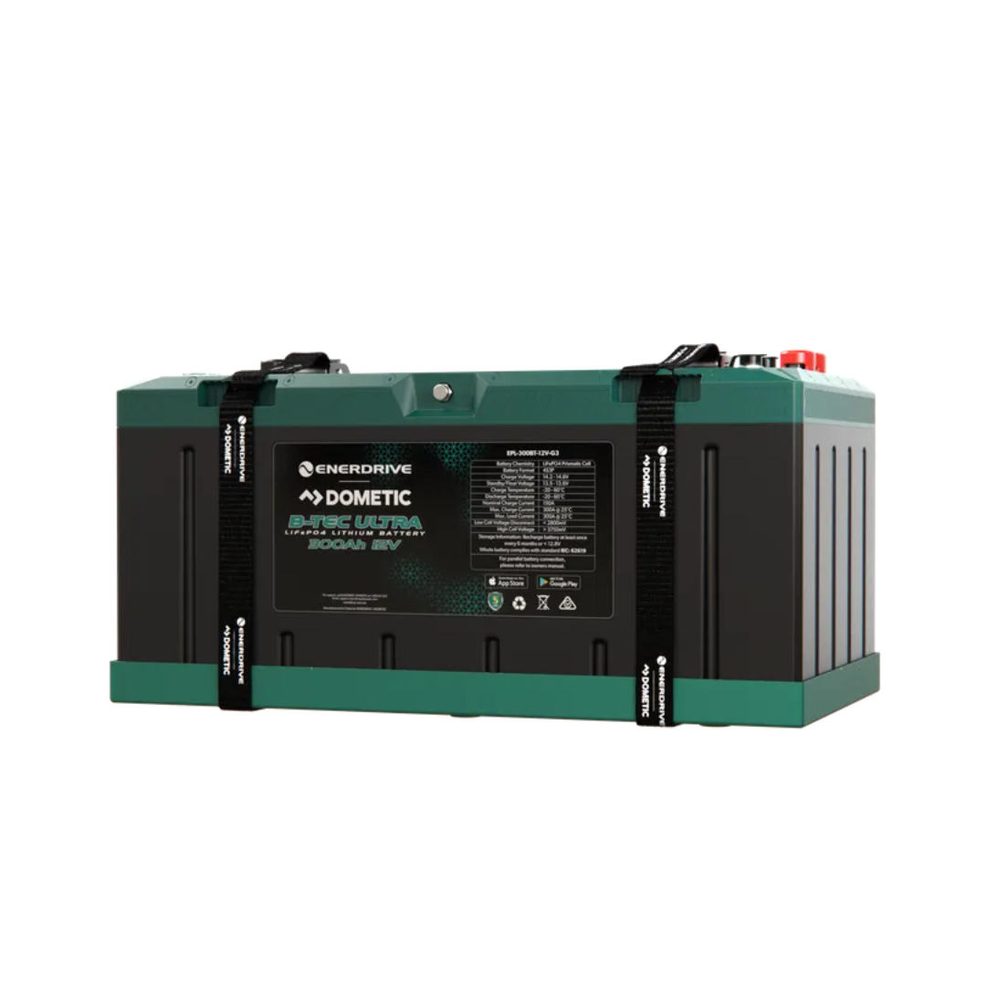 B-TEC ULTRA 300amp / 12v LiFePO4 Battery Gen3 IP67